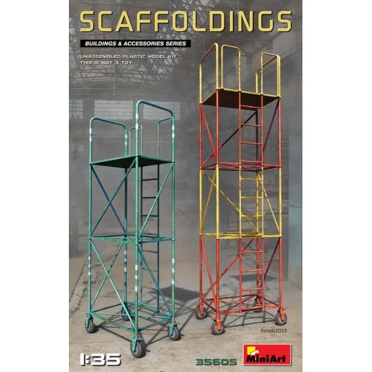 Scaffoldings, 1/35 - MiniArt 35605 Scaffoldings, 1/35 - MiniArt 35605