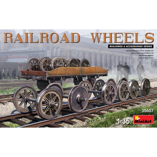 Railroad Wheels, 1/35 - MiniArt 35607