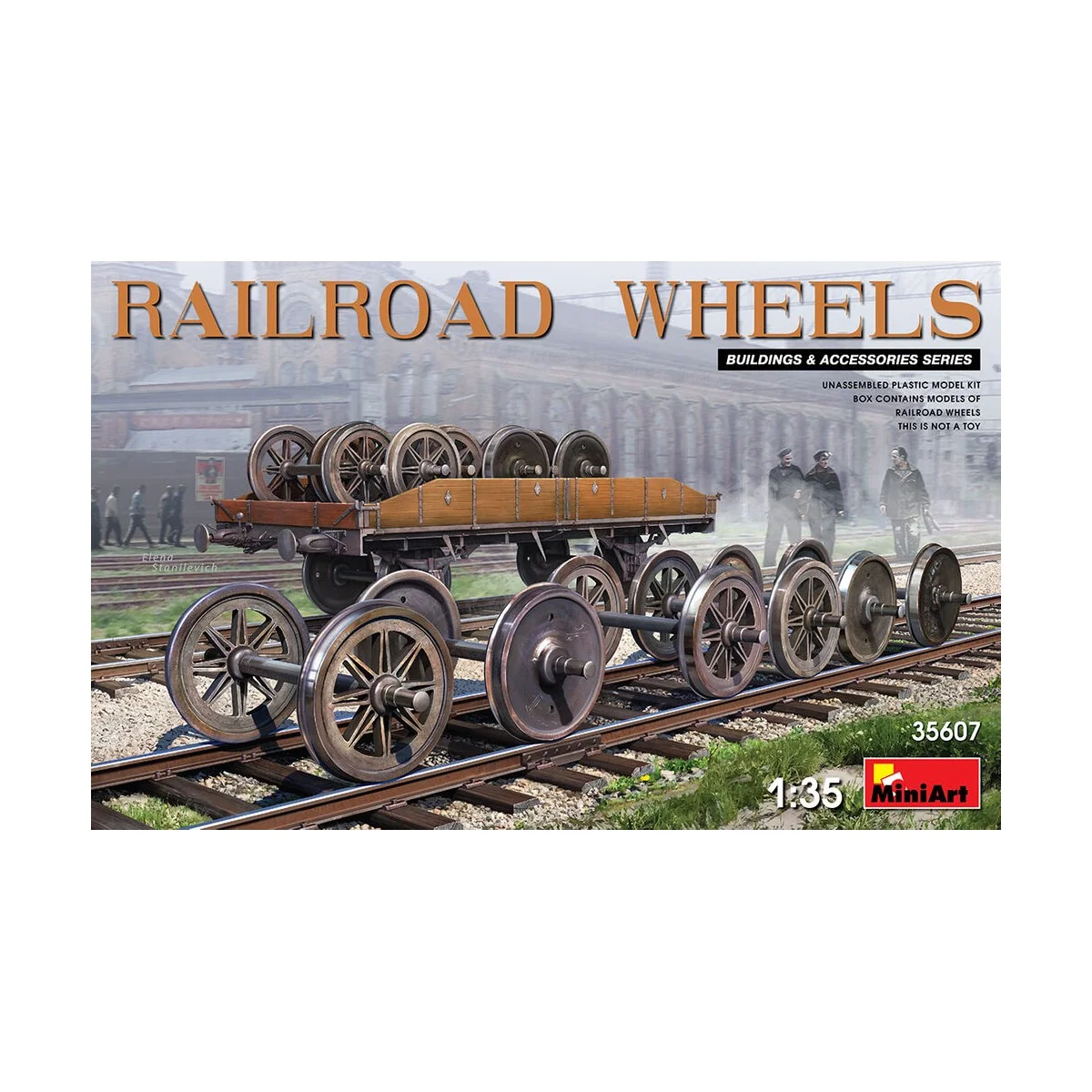 Railroad Wheels, 1/35 - MiniArt 35607