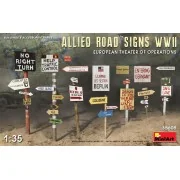 Allied Road SignsWWII. European Theatre of Oper., 1/35 - MiniArt 35608