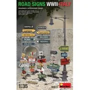 Road Signs WWII Italy, 1/35 - MiniArt 35611