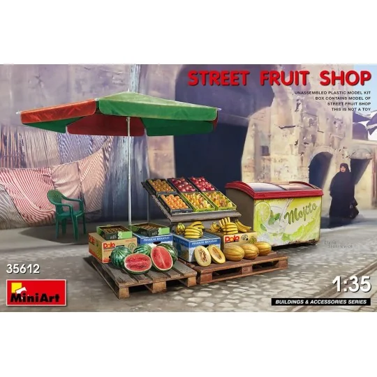 Street Fruit Shop, 1/35 - MiniArt 35612 Street Fruit Shop, 1/35 - MiniArt 35612