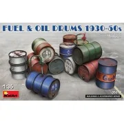 Fuel & Oil Drums 1930-50s, 1/35 - MiniArt 35613