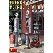 French Petrol Station 1930-40S, 1/35 - MiniArt 35616