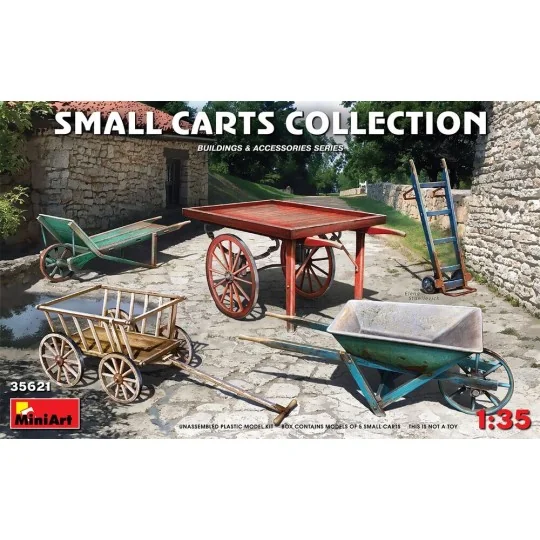 Small Carts Collection, 1/35 - MiniArt 35621 Small Carts Collection, 1/35 - MiniArt 35621