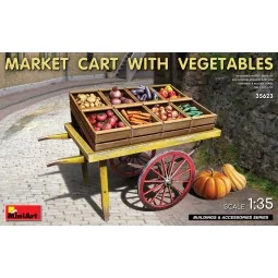 Market Cart with Vegetables, 1/35 - MiniArt 35623