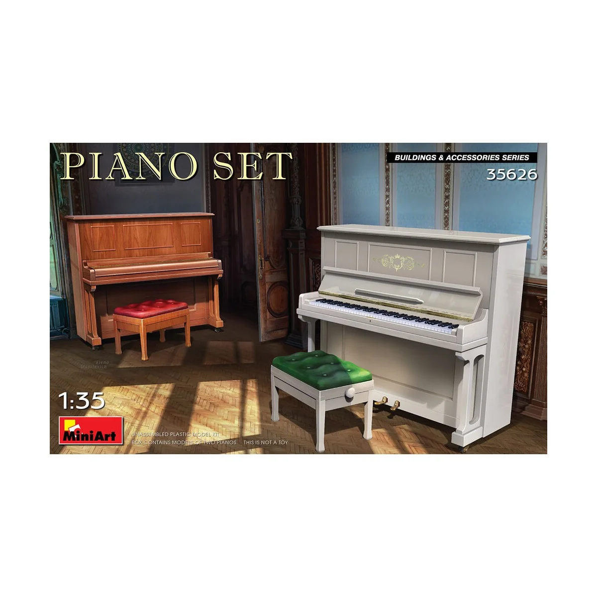 Piano Set, 1/35 - MiniArt 35626