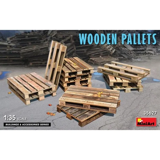 Wooden Pallets, 1/35 - MiniArt 35627