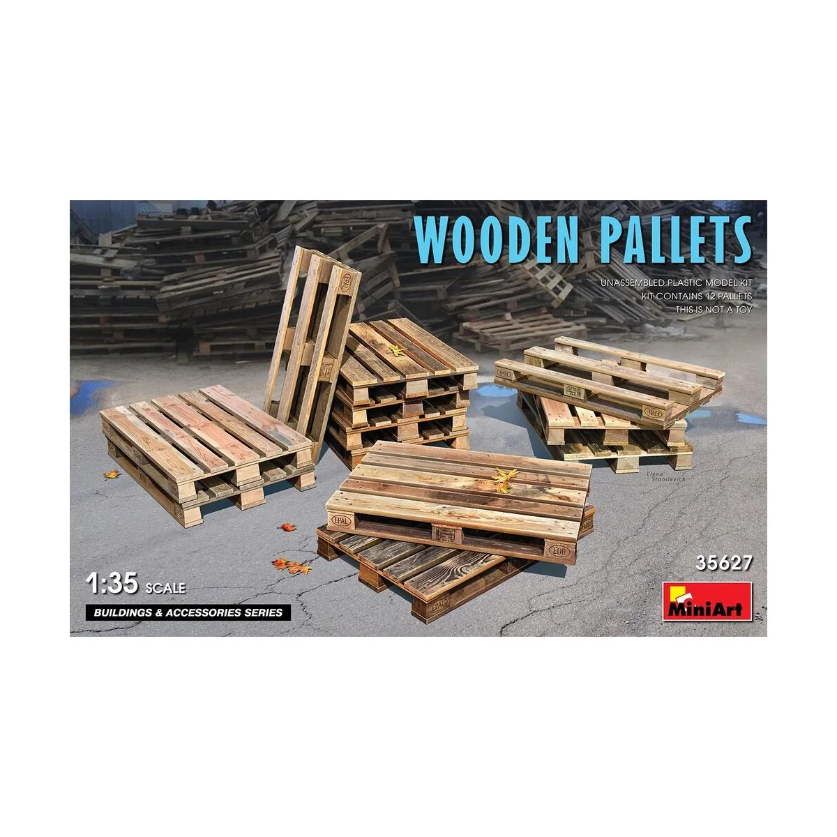 Wooden Pallets, 1/35 - MiniArt 35627
