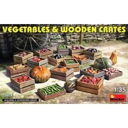 Vegetables & Wooden Crates, 1/35 - MiniArt 35629