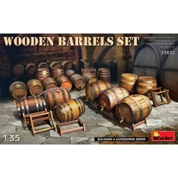Wooden Barrels, 1/35 - MiniArt 35632