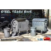 Steel Trash Bins, 1/35 - MiniArt 35636