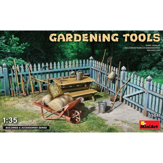 Gardening Tools, 1/35 - MiniArt 35641 Gardening Tools, 1/35 - MiniArt 35641