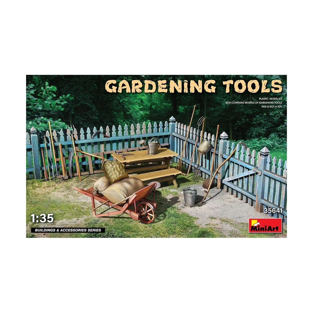 Gardening Tools, 1/35 - MiniArt 35641 Gardening Tools, 1/35 - MiniArt 35641