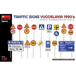 Traffic Signs. Yugoslavia 1990's, 1/35 - MiniArt 35643