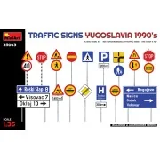 Traffic Signs. Yugoslavia 1990's, 1/35 - MiniArt 35643