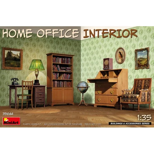 Home Office Interior, 1/35 - MiniArt 35644 Home Office Interior, 1/35 - MiniArt 35644