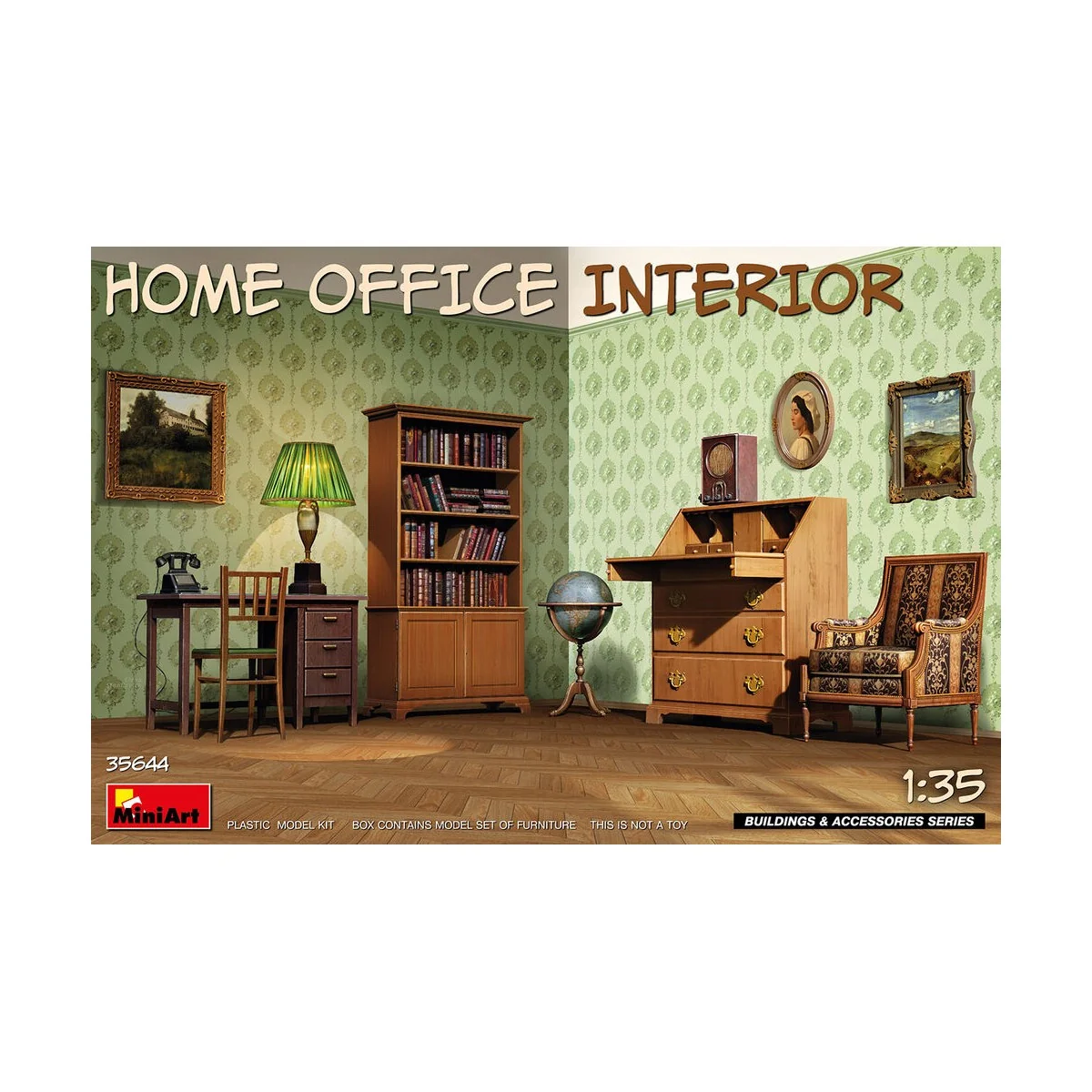 Home Office Interior, 1/35 - MiniArt 35644 Home Office Interior, 1/35 - MiniArt 35644
