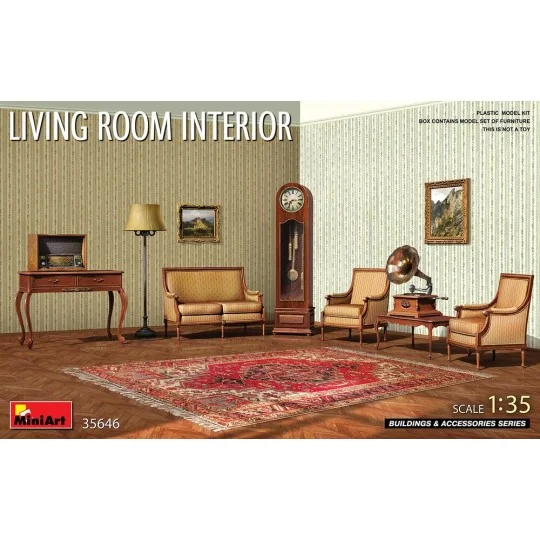 Living Room Interior, 1/35 - MiniArt 35646