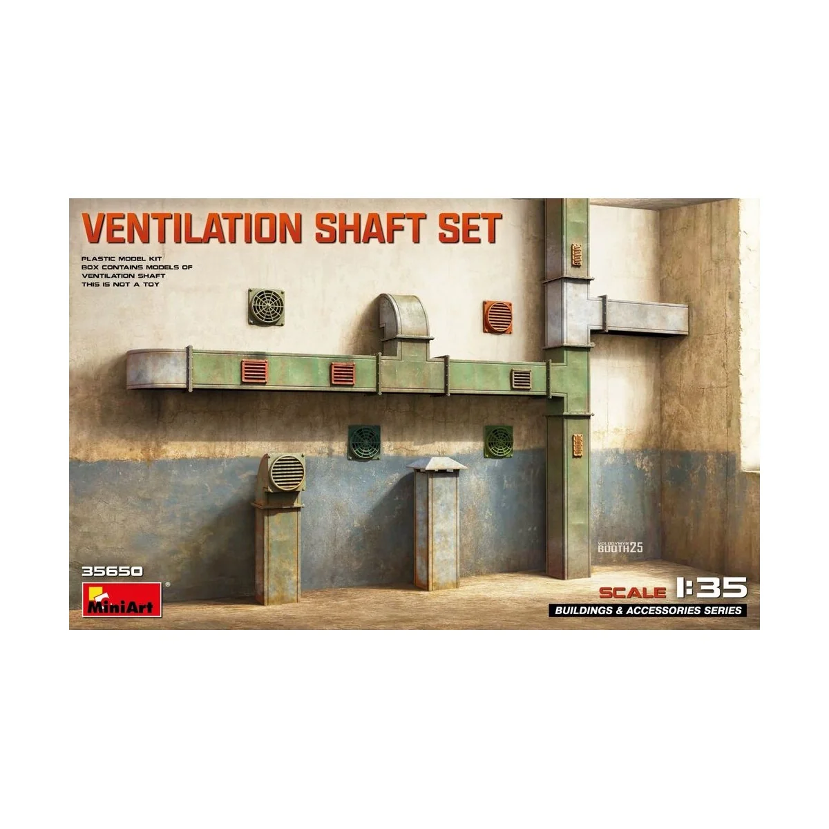 Ventilation Shaft Set, 1/35 - MiniArt 35650
