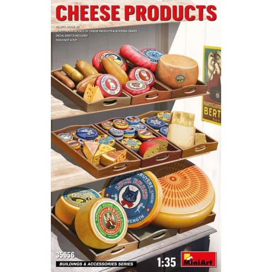 Cheese Products, 1/35 - MiniArt 35656 Cheese Products, 1/35 - MiniArt 35656