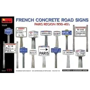 French Concrete Road Signs 1930-40's. Paris Region, 1/35 - MiniArt ...