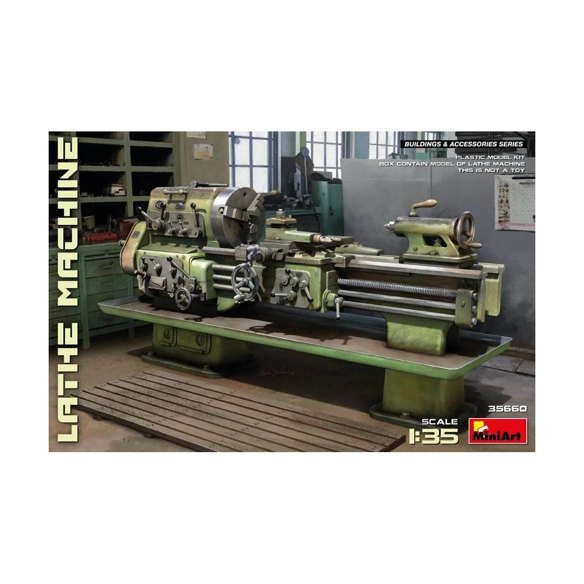 Lathe Machine, 1/35 - MiniArt 35660 Lathe Machine, 1/35 - MiniArt 35660