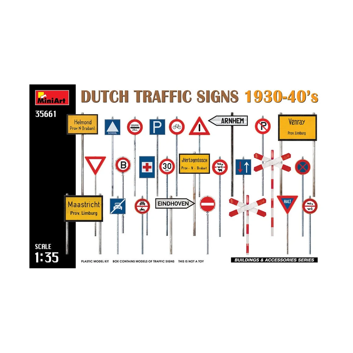 Dutch Traffic Signs 1930-40’s, 1/35 - MiniArt 35661