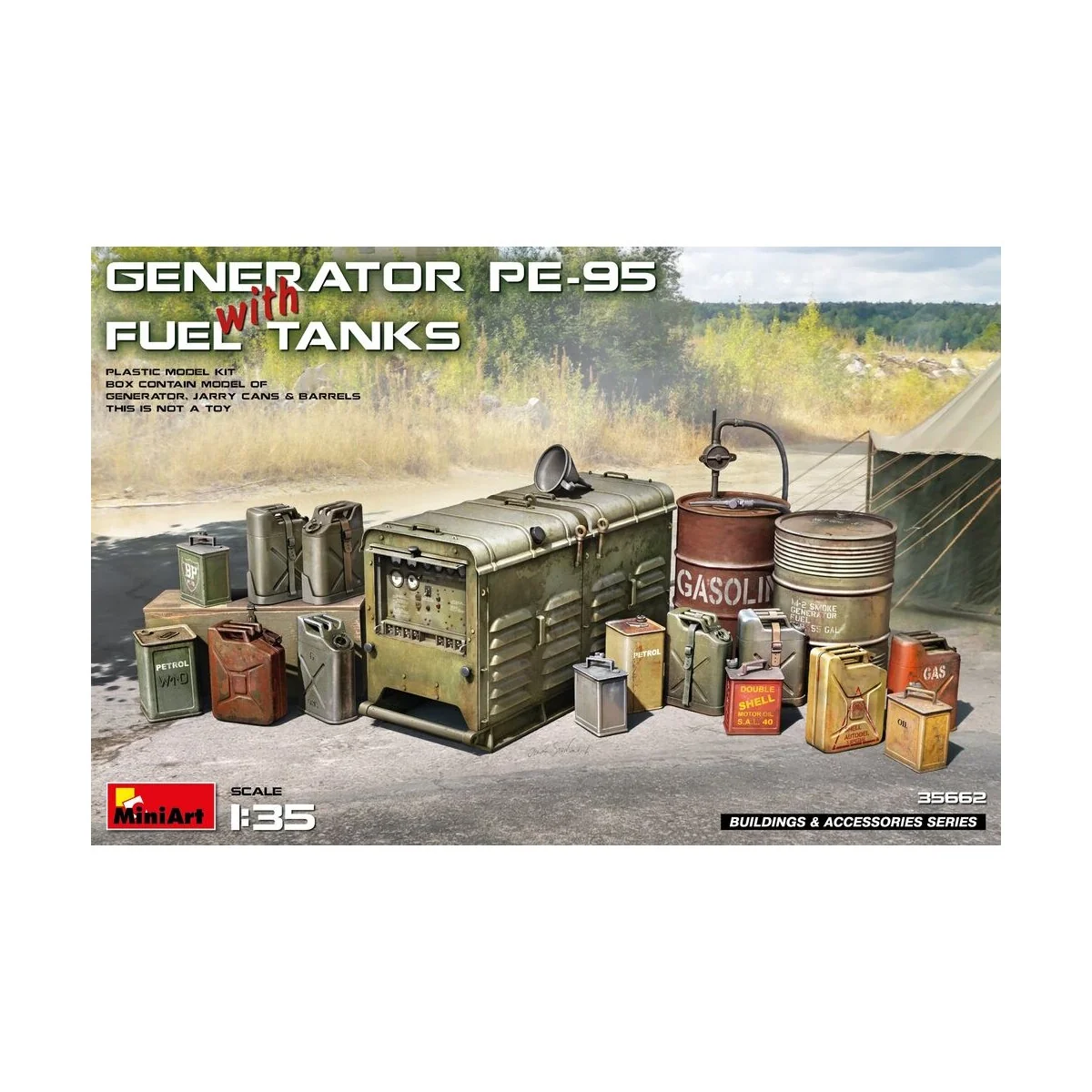 Generator PE-95 with Fuel Tanks, 1/35 - MiniArt 35662