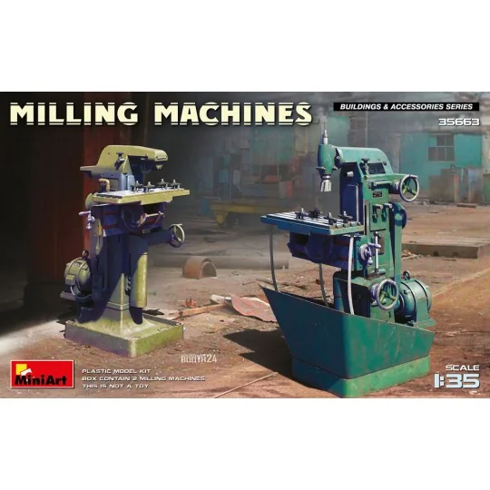 Milling Machines, 1/35 - MiniArt 35663 Milling Machines, 1/35 - MiniArt 35663