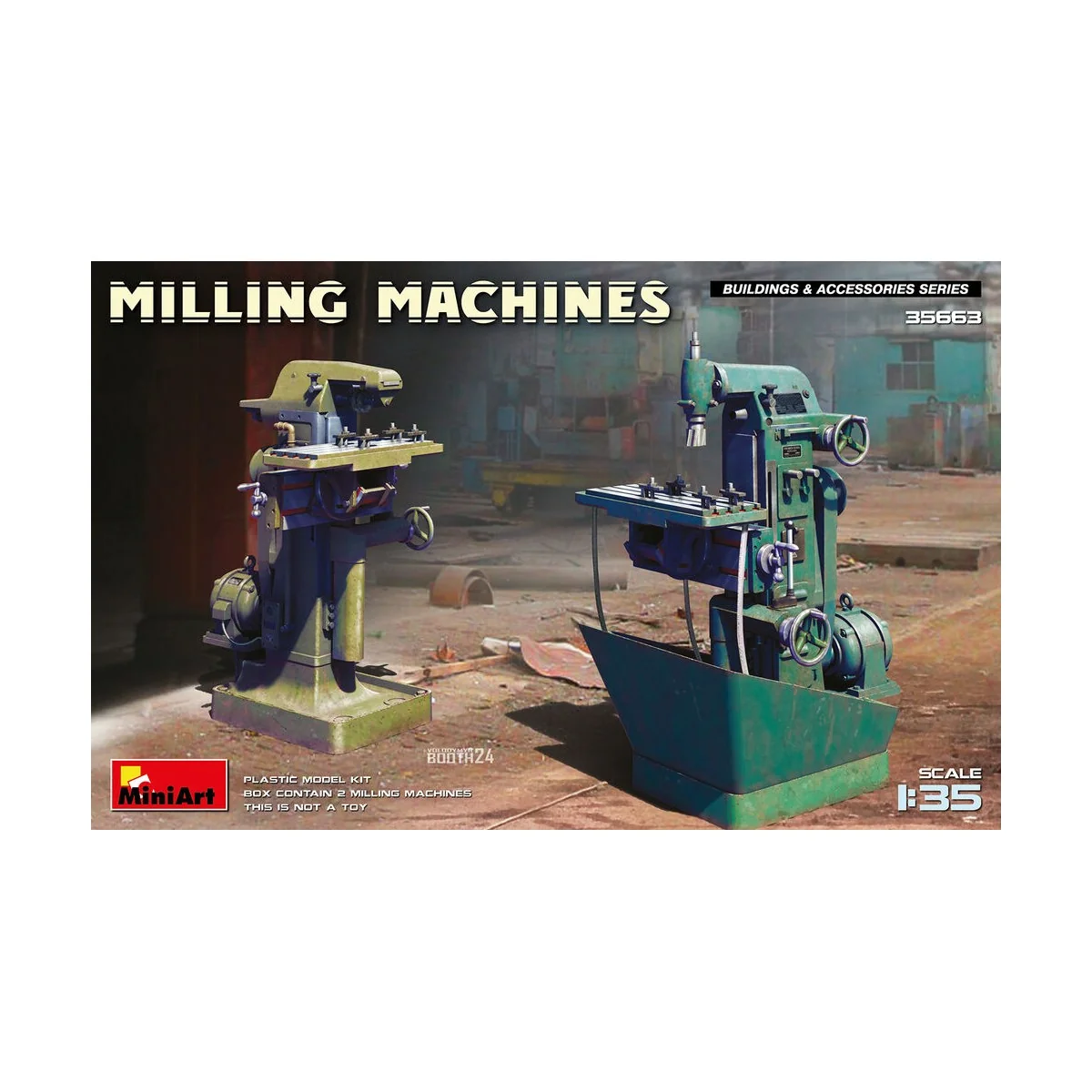 Milling Machines, 1/35 - MiniArt 35663 Milling Machines, 1/35 - MiniArt 35663