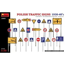 Polish Traffic Signs 1930-40’s, 1/35 - MiniArt 35664