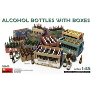 Alcohol Bottles w/Boxes, 1/35 - MiniArt 35665