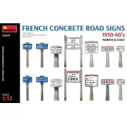 French Concrete Road Signs 1930-40's. North & East, 1/35 - MiniArt ...