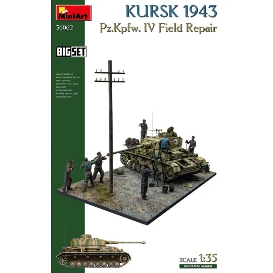 Kursk 1943. Pz.Kpfw. IV Field Repair. Big Set, 1/35 - MiniArt 36062