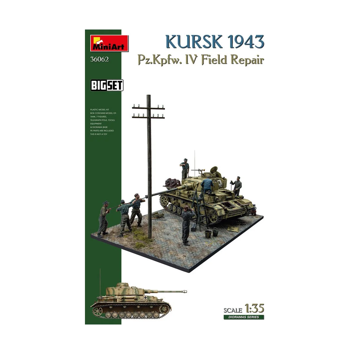 Kursk 1943. Pz.Kpfw. IV Field Repair. Big Set, 1/35 - MiniArt 36062