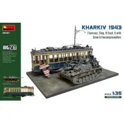 Kharkiv 1943: Tram & Stug. III Ausf. G w/Crew. Big Set, 1/35 - Mini...