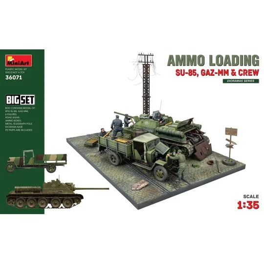 Ammo Loading (SU-85, GAZ-MM&Crew). Big Set, 1/35 - MiniArt 36071