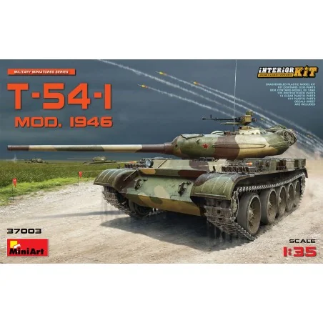 T-54-1 Soviet Medium Tank Interior Kit, 1/35 - MiniArt 37003