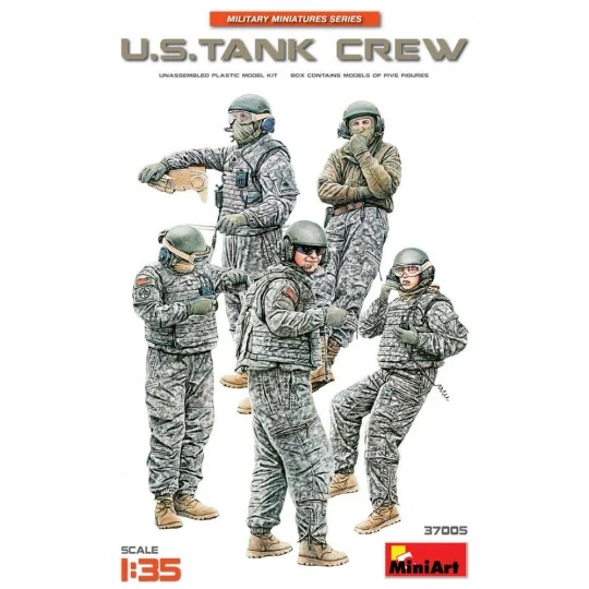 U.S. Tank Crew, 1/35 - MiniArt 37005 U.S. Tank Crew, 1/35 - MiniArt 37005