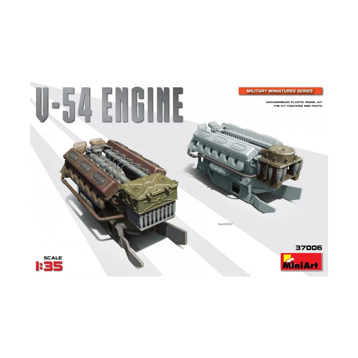 V-54 Engine, 1/35 - MiniArt 37006 V-54 Engine, 1/35 - MiniArt 37006