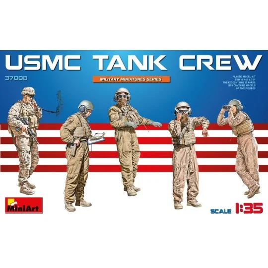 USMC Tank Crew, 1/35 - MiniArt 37008 USMC Tank Crew, 1/35 - MiniArt 37008