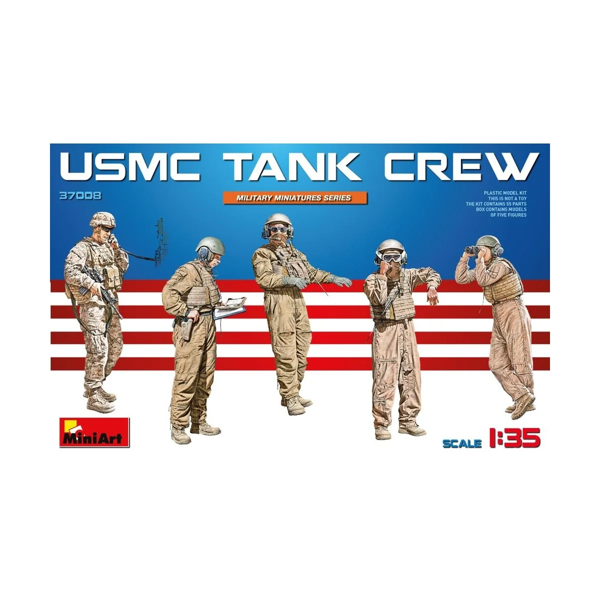 USMC Tank Crew, 1/35 - MiniArt 37008 USMC Tank Crew, 1/35 - MiniArt 37008