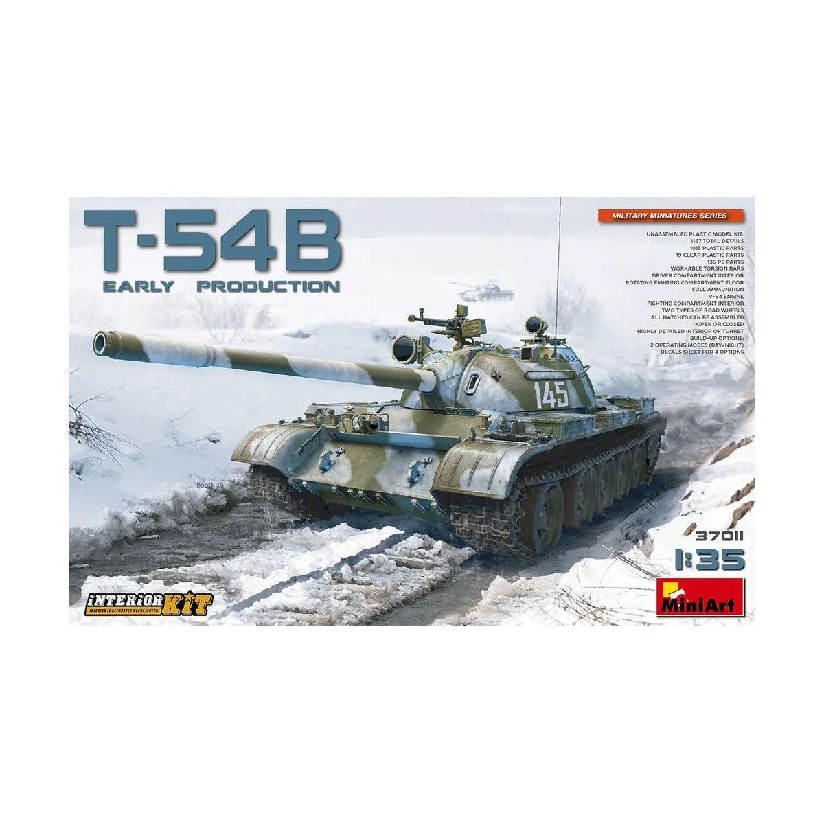 Soviet Medium Tank T-54B. Interior Kit, 1/35 - MiniArt 37011