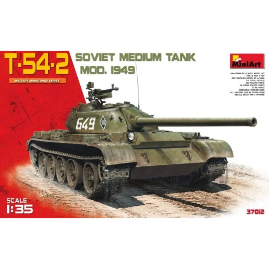 T-54-2 Mod. 1949, 1/35 - MiniArt 37012 T-54-2 Mod. 1949, 1/35 - MiniArt 37012