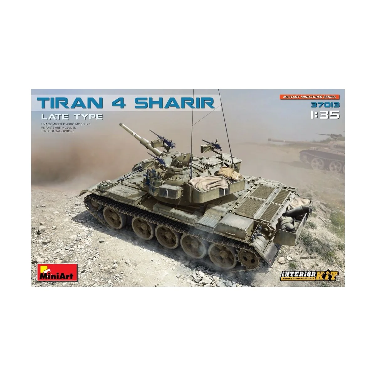 Tiran 4 Sharir Late Type. Interior Kit, 1/35 - MiniArt 37013 Tiran 4 Sharir Late Type. Interior Kit, 1/35 - MiniArt 37013
