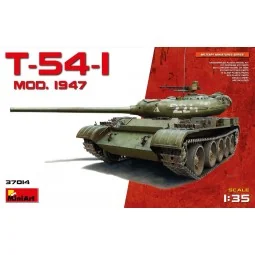 T-54-1 Soviet Medium Tank, 1/35 - MiniArt 37014