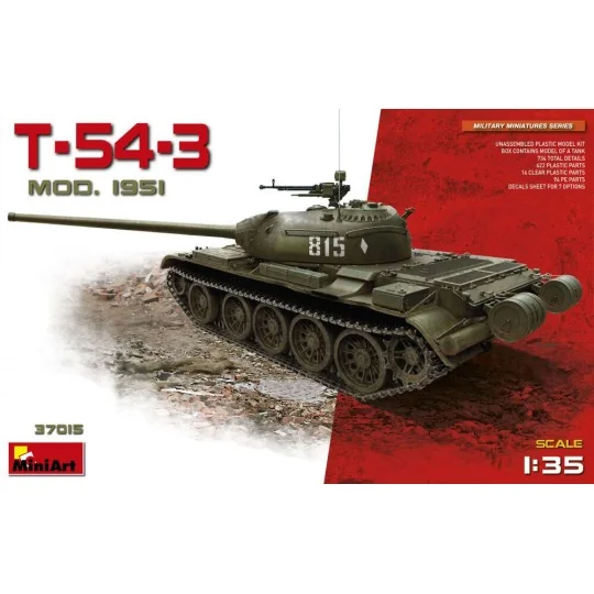 T-54-3 Mod. 1951, 1/35 - MiniArt 37015