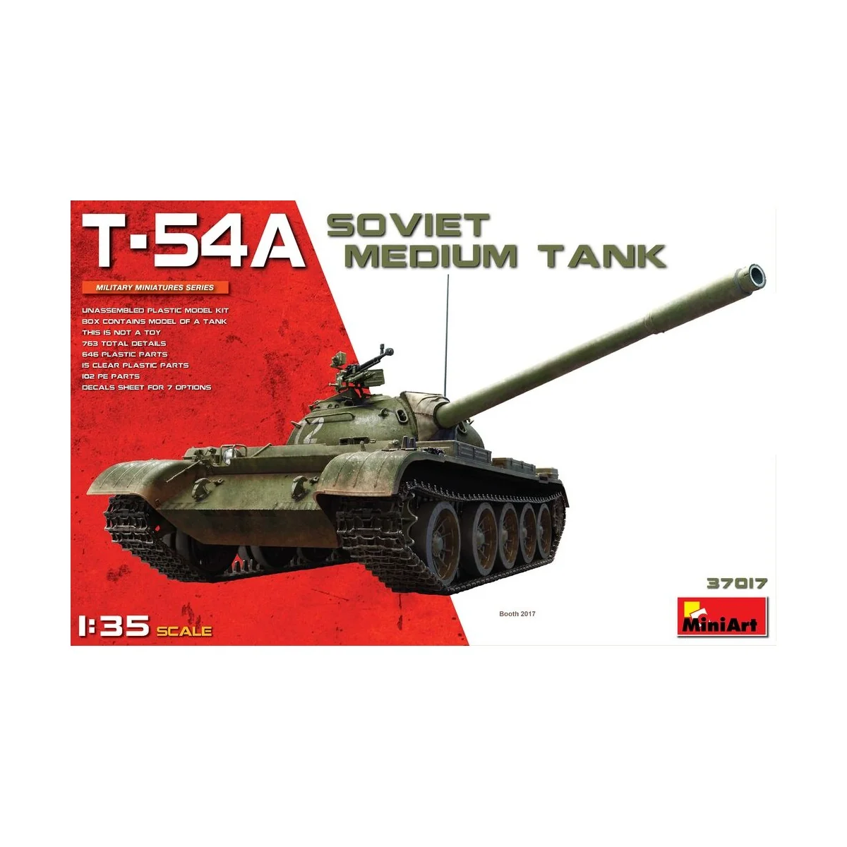 T-54A Soviet Medium Tank, 1/35 - MiniArt 37017 T-54A Soviet Medium Tank, 1/35 - MiniArt 37017