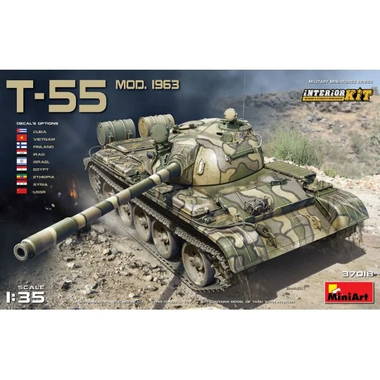 T-55 Mod. 1963 Interior Kit, 1/35 - MiniArt 37018